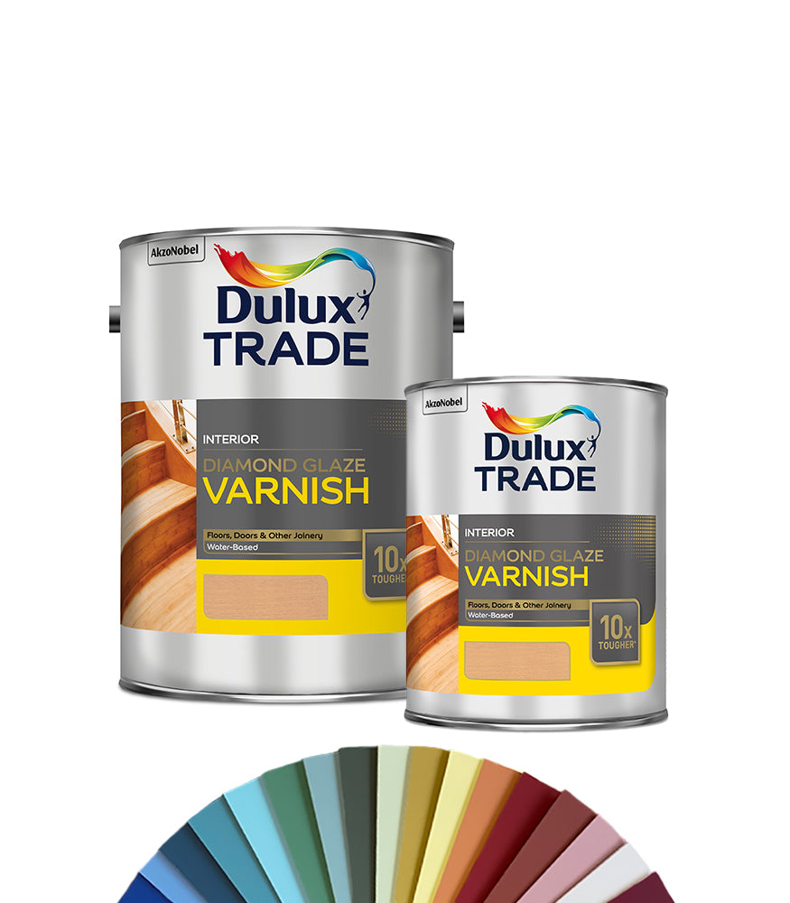 Dulux Trade Diamond Glaze Varnish - Tinted Colour Match