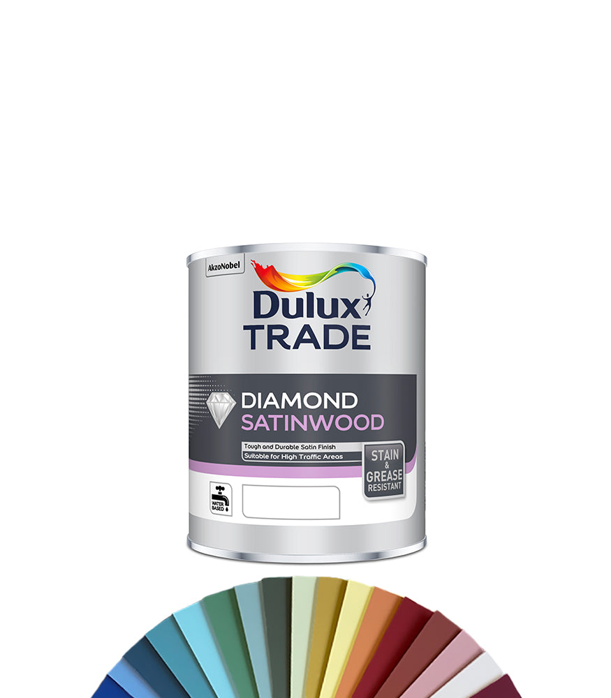 Dulux Trade Diamond Satinwood 1L - Tinted Mixed Colour