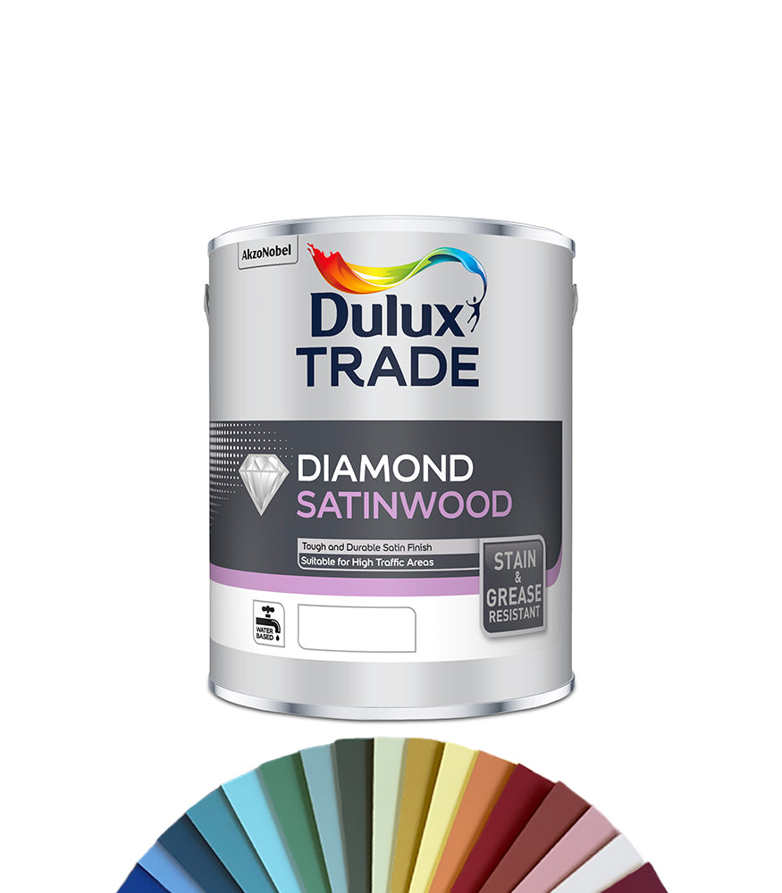 Dulux Trade Diamond Satinwood 2.5L - Tinted Mixed Colour