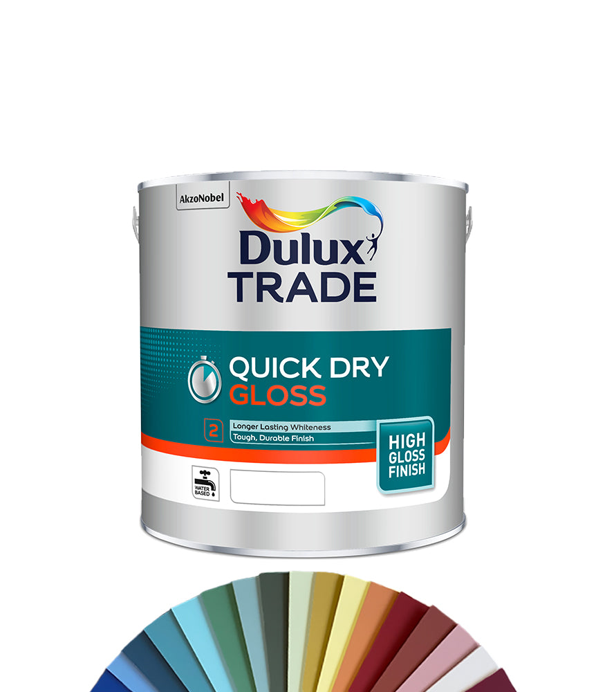 Dulux Trade Quick Dry Gloss 2.5L - Tinted Colour Match