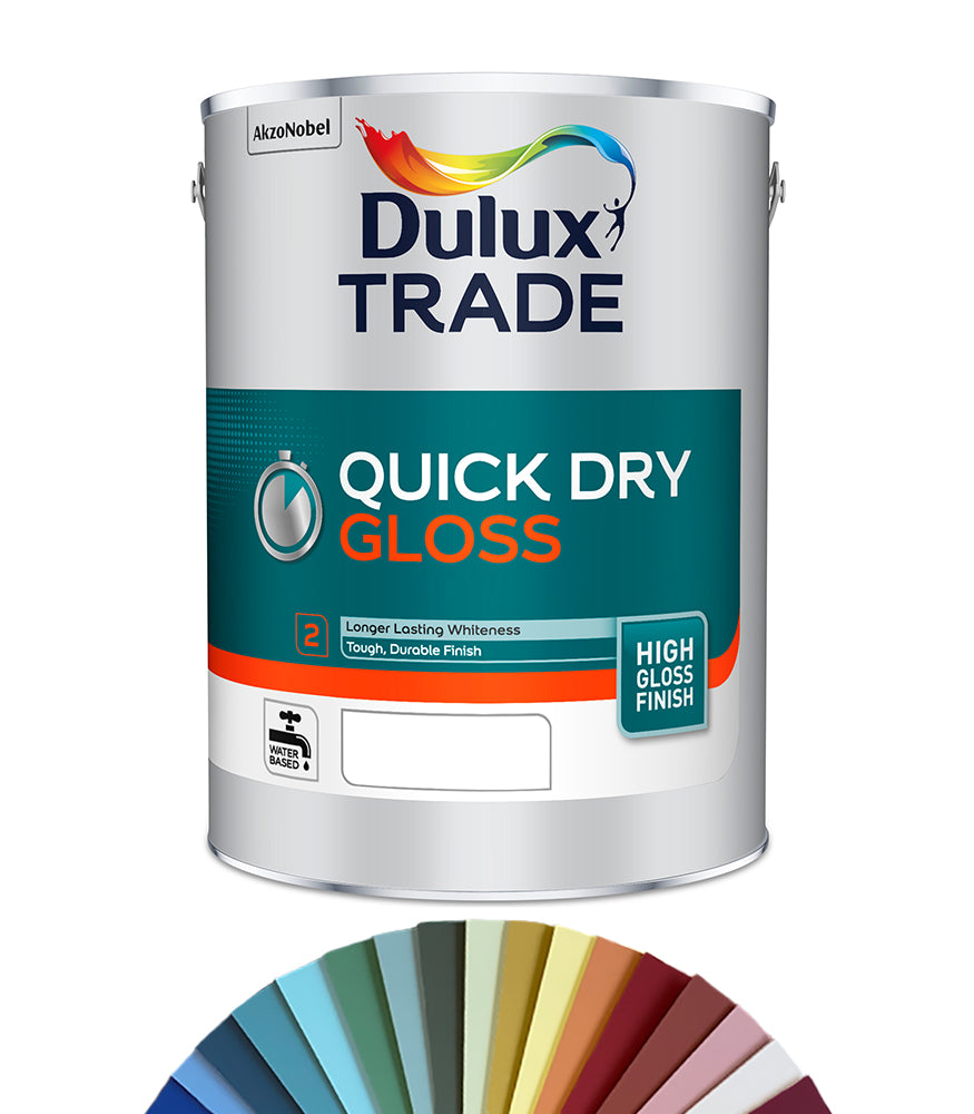 Dulux Trade Quick Dry Gloss 5L - Tinted Colour Match
