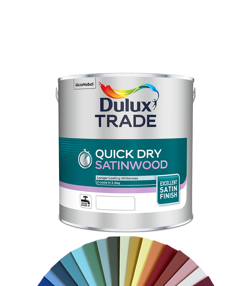 Dulux Trade Quick Dry Satinwood 2.5L - Tinted Colour Match