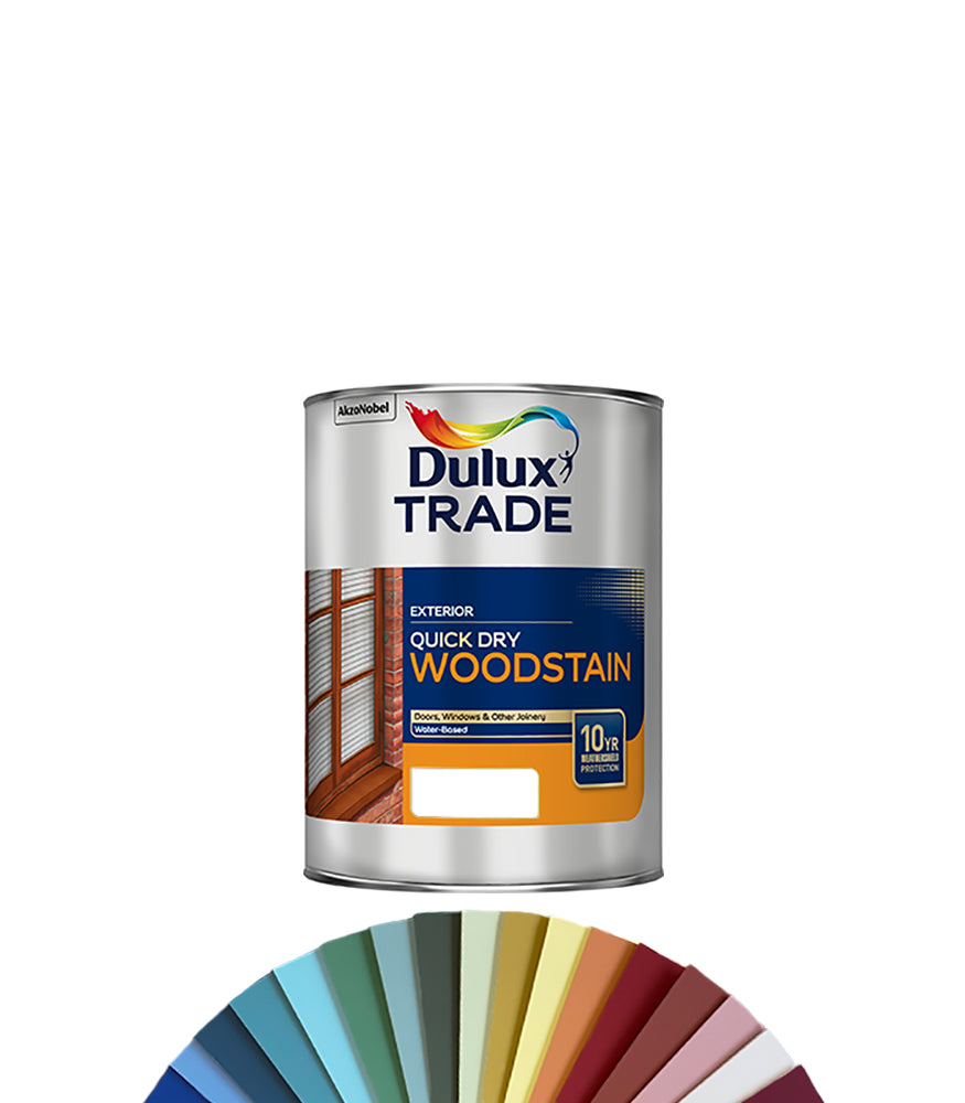 Dulux Trade Quick Dry Woodstain 1L - Tinted Mixed Colour