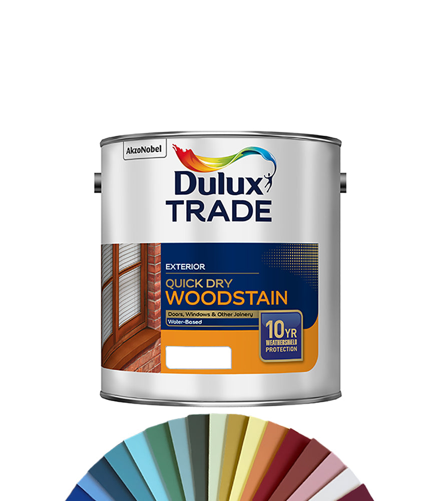 Dulux Trade Quick Dry Woodstain 2.5L - Tinted Mixed Colour
