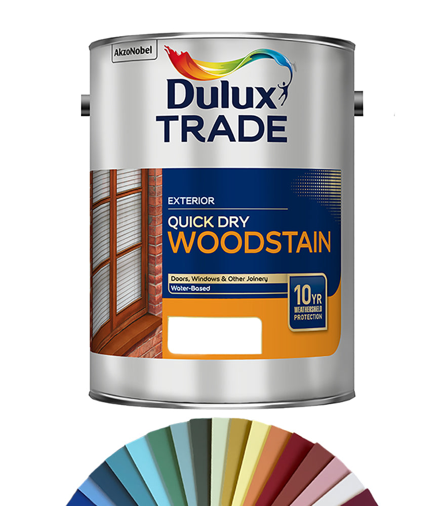 Dulux Trade Quick Dry Woodstain 5L - Tinted Mixed Colour
