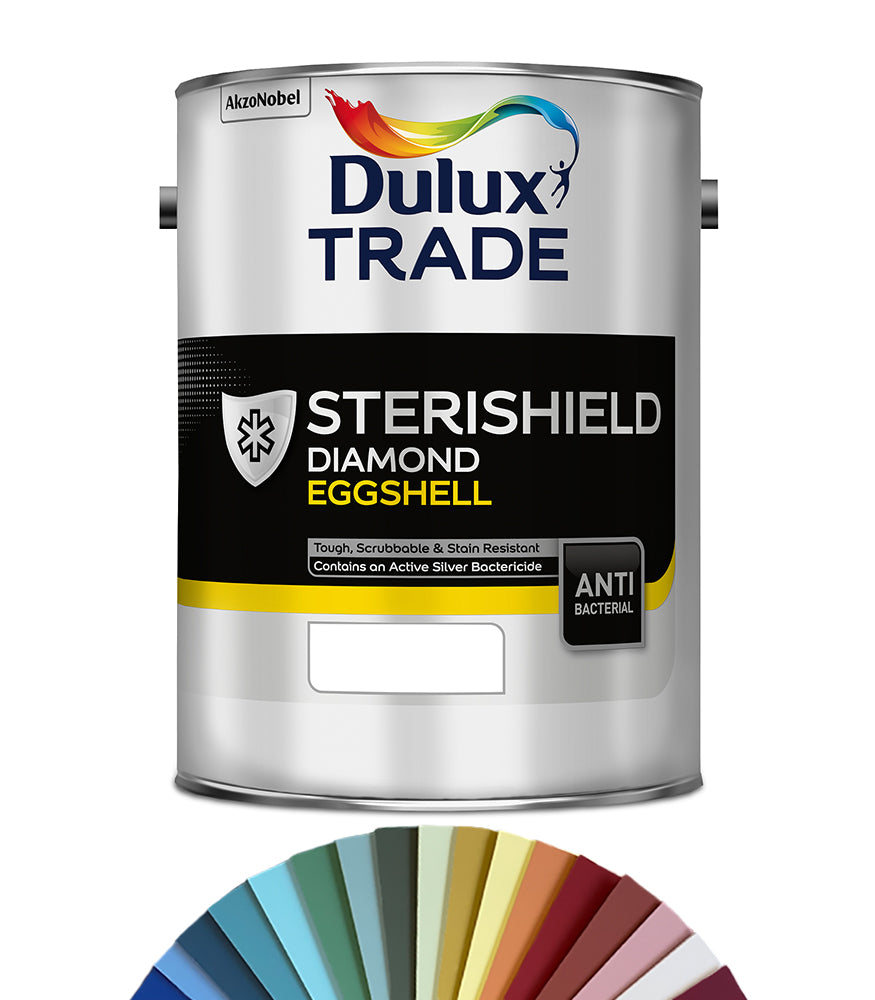 Dulux Trade Sterishield Diamond Eggshell 5L - Tinted Colour Match