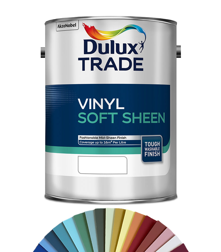 Dulux Trade Vinyl Soft Sheen 5L - Tinted Colour Match