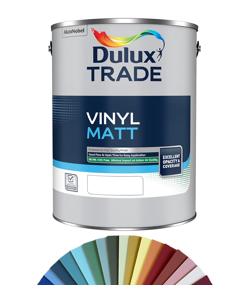 Dulux Trade Vinyl Matt 5L - Tinted Mixed Colour