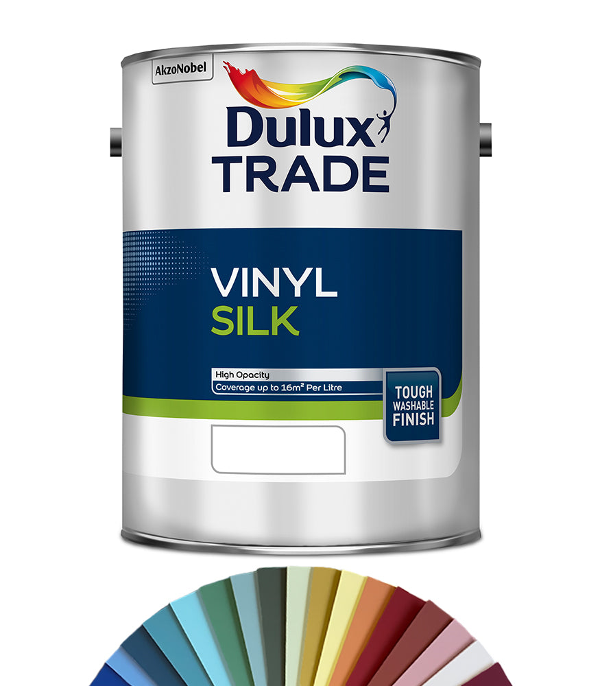 Dulux Trade Vinyl Silk 5L - Tinted Mixed Colour