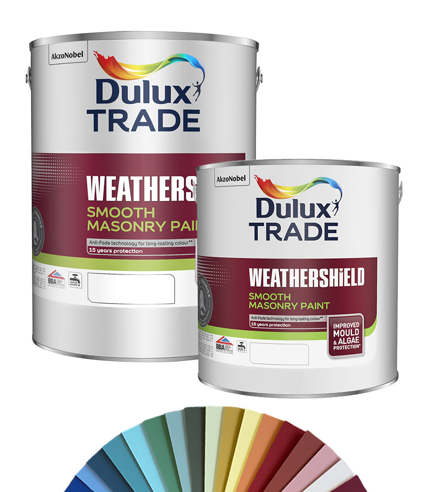 Dulux Trade Weathershield Smooth Masonry Paint - Tinted Colour Match