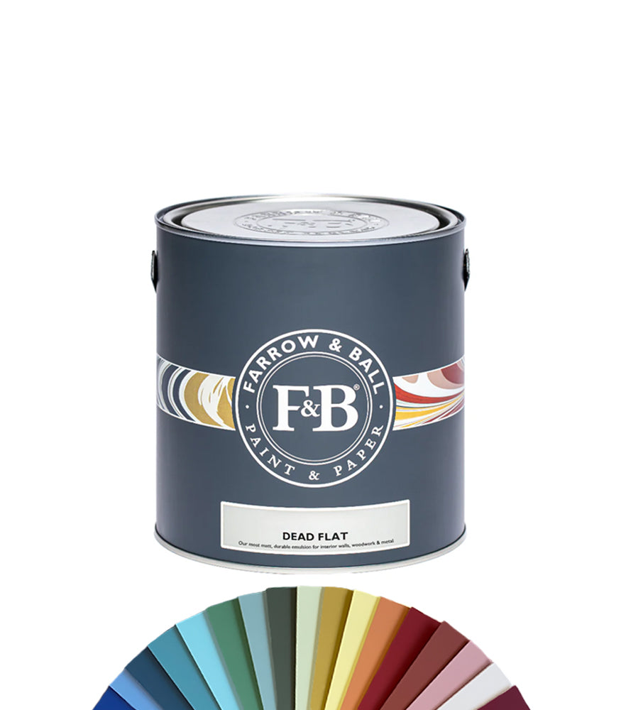 Farrow and Ball Dead Flat - 2.5L - Tinted Mixed Colour