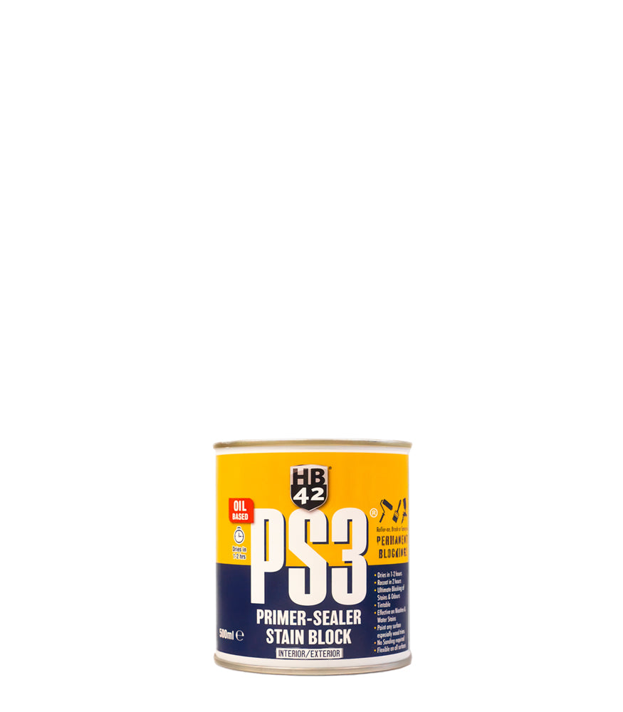 HB42 PS3 Oil Based Primer Sealer - White - 500ml