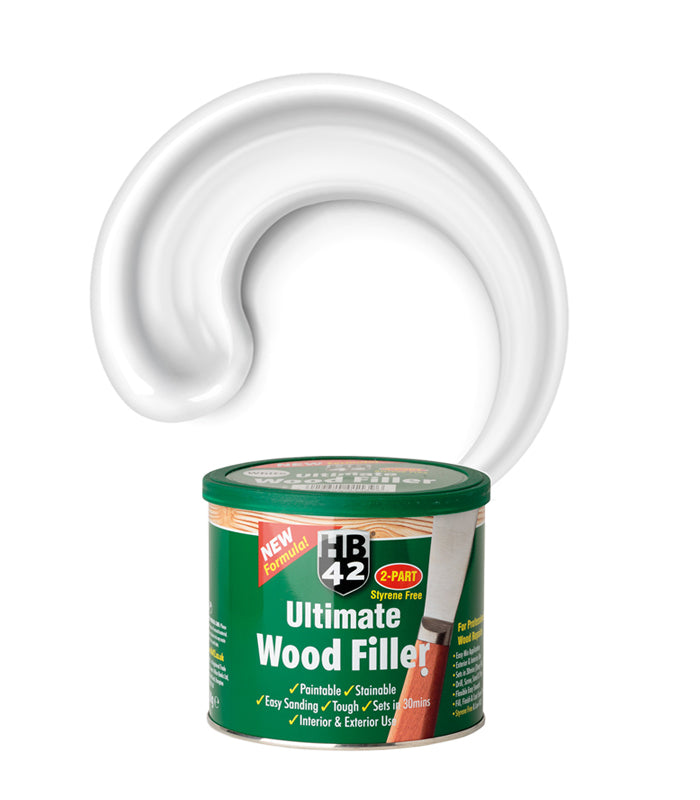 HB42 Ultimate 2-Part Woodfiller - White - 550g