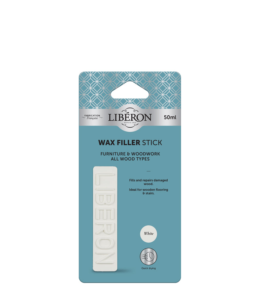 Liberon Wax Filler Stick - 50g - White (00)