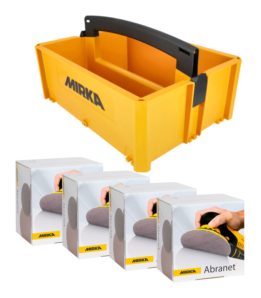 Mirka® Toolbox & Abranet Bundle - 5 Piece Set