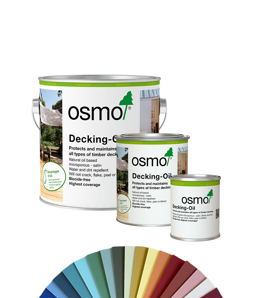 Osmo Decking Oil Satin - Tinted Colour Match