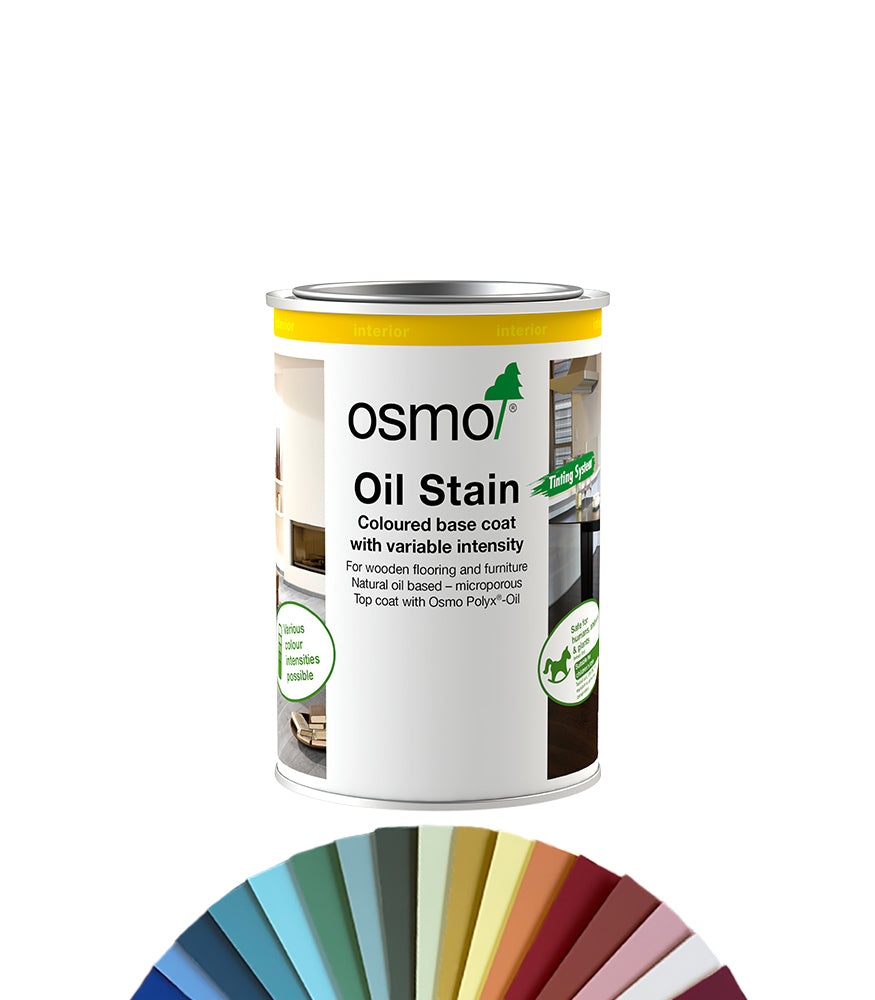 Osmo Oil Stain Satin - 1L - Tinted Colour Match