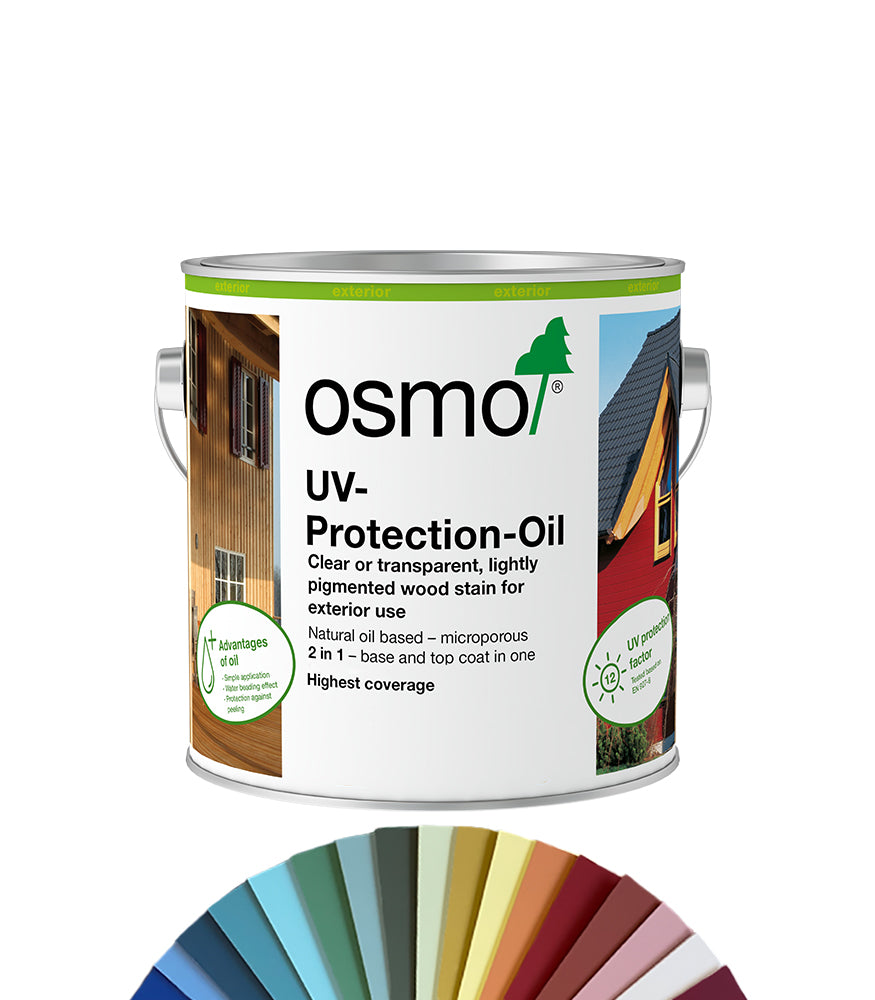 Osmo UV Protection Oil Satin - 2.5L - Tinted Mixed Colour