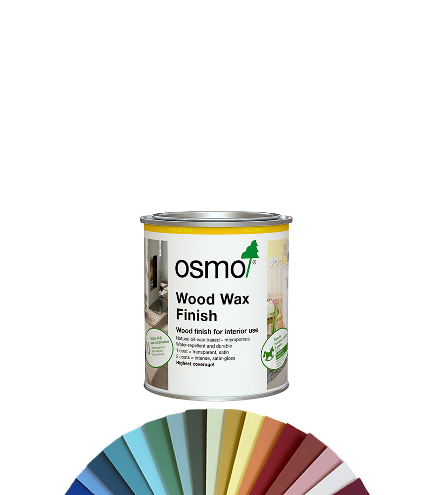 Osmo Wood Wax Finish Satin - 750ml - Tinted Mixed Colour