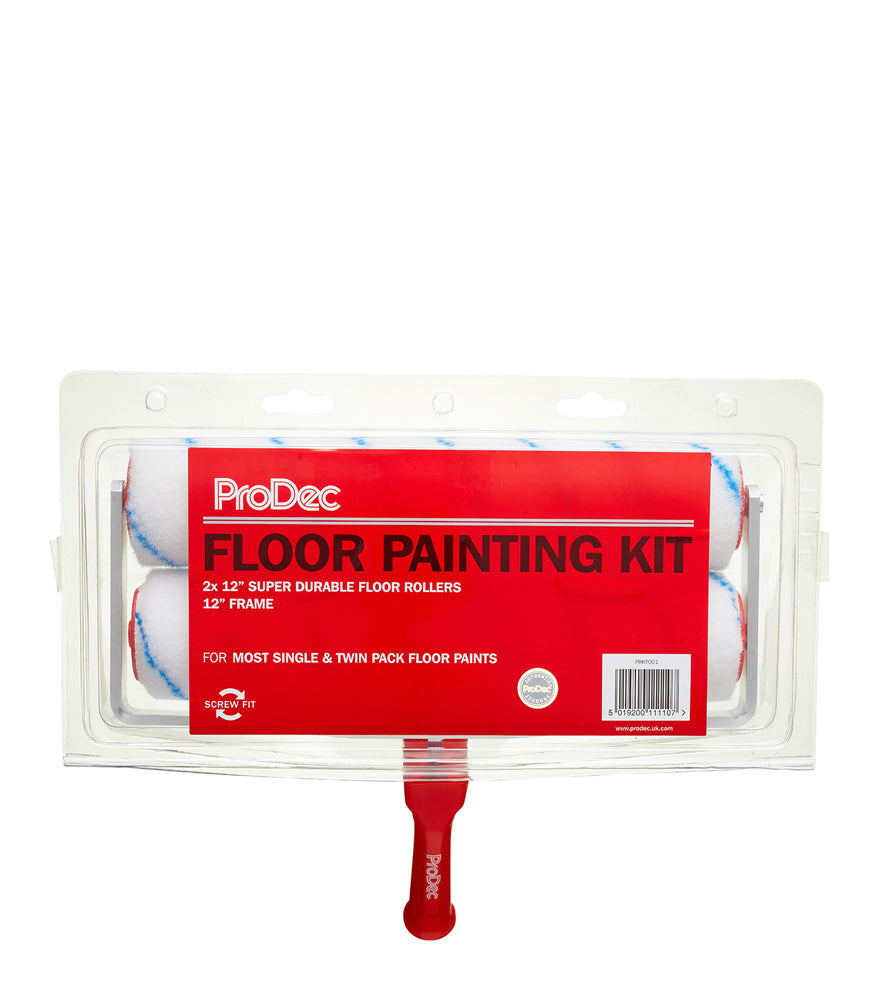 ProDec Twin Head Short Pile Floor Painting Set (12" x 1.75" ) – 3 Piece