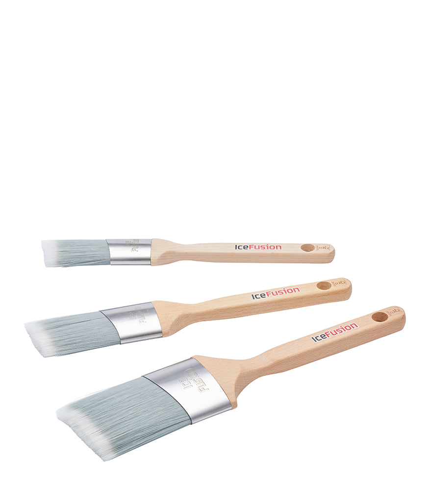 ProDec Ice Fusion Angled Oval Synthetic 3 Pack Brush Set