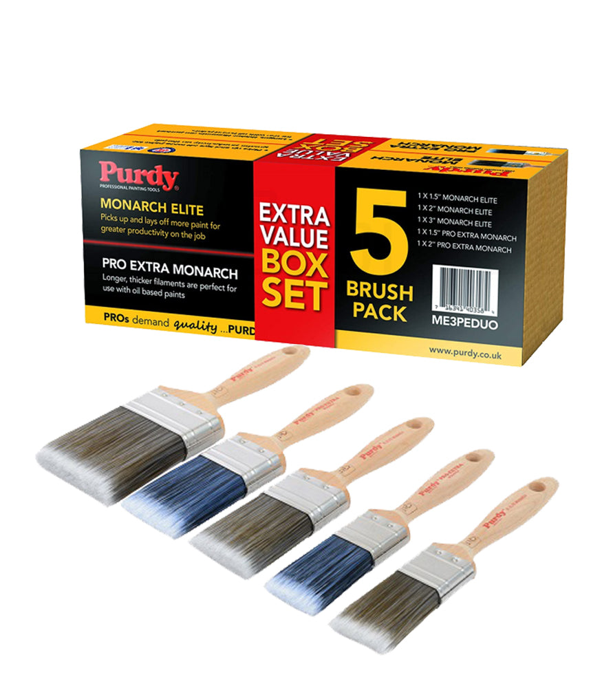 Purdy Pro Extra Monarch Stiff Bristle Synthetic Paint Brushes 1,1.5, 2, 3 eB Purdy Pro Extra Monarch Stiff Bristle Synthetic Paint Brushes 1,1.5, 2, 3 eB