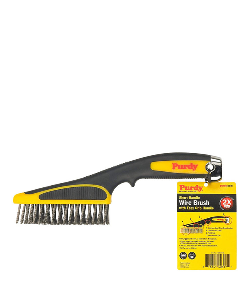 Purdy Short Handle Wire Brush