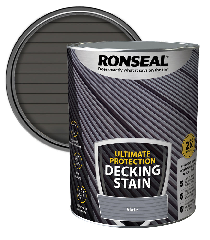 Ronseal Ultimate Decking Stain - 5L - Slate