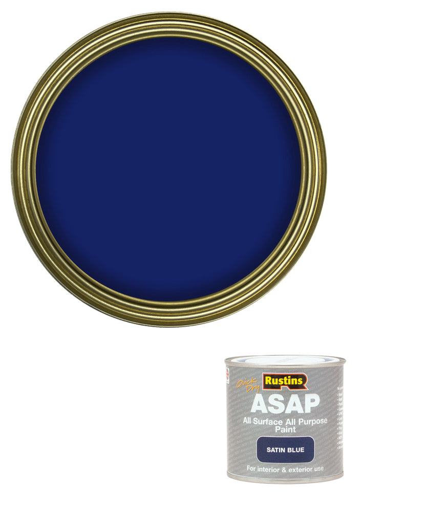 Rustins Quick Dry ASAP Paint - Blue - 250ml