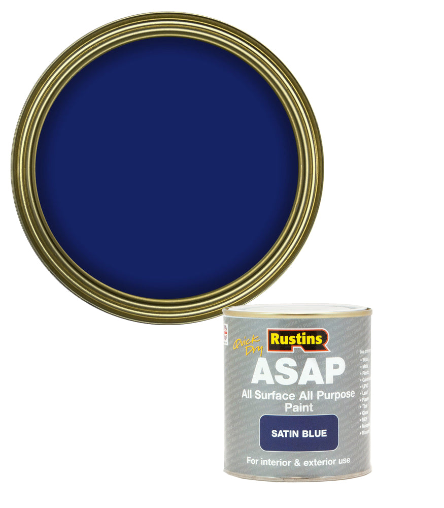 Rustins Quick Dry ASAP Paint - Blue - 500ml