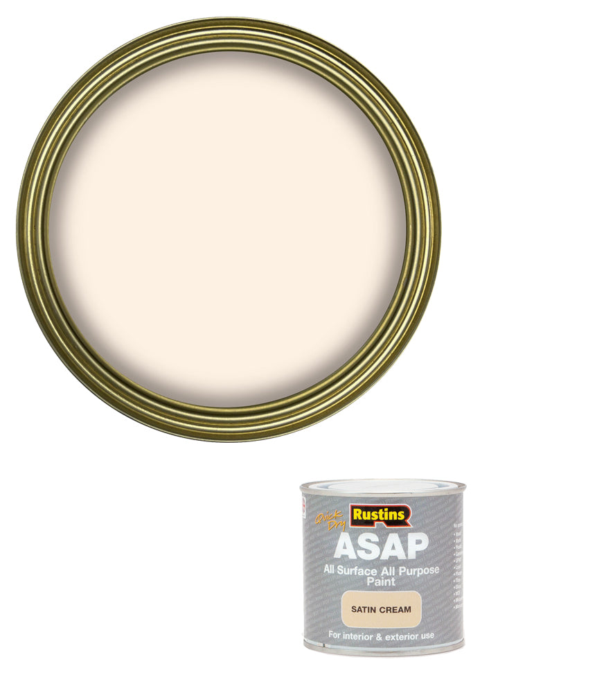 Rustins Quick Dry ASAP Paint - Cream - 250ml