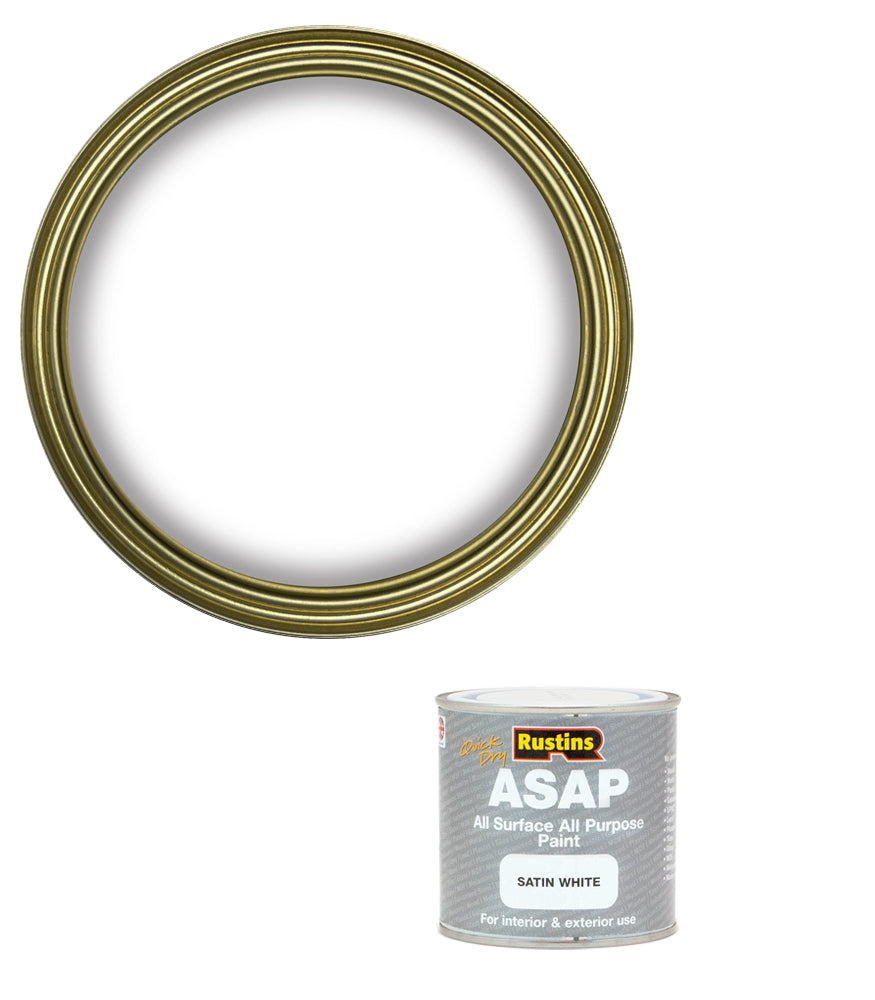 Rustins Quick Dry ASAP Paint - White - 250ml