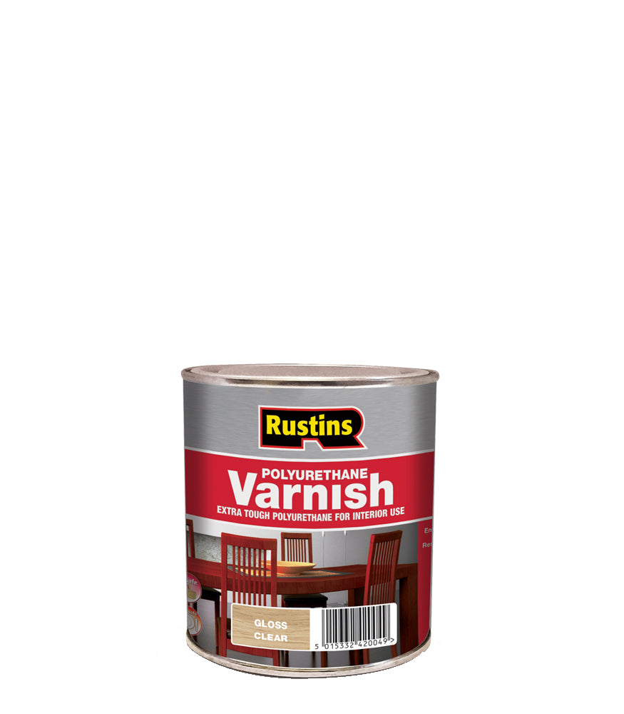 Rustins Quick Dry Polyurethane Varnish Clear - Gloss - 1 Litre