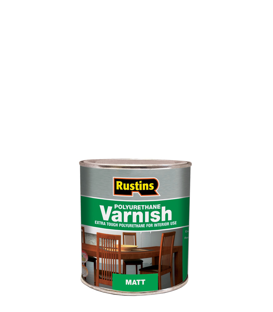 Rustins Quick Dry Polyurethane Varnish Clear - Matt - 1 Litre