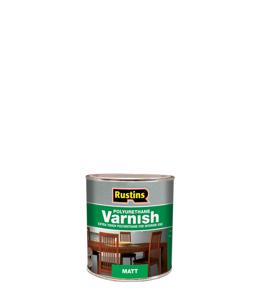 Rustins Quick Dry Polyurethane Varnish Clear - Matt - 500ml