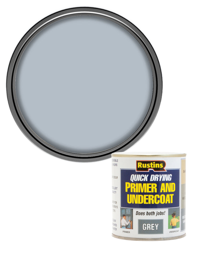Rustins Primer Undercoat - Grey - 500ml