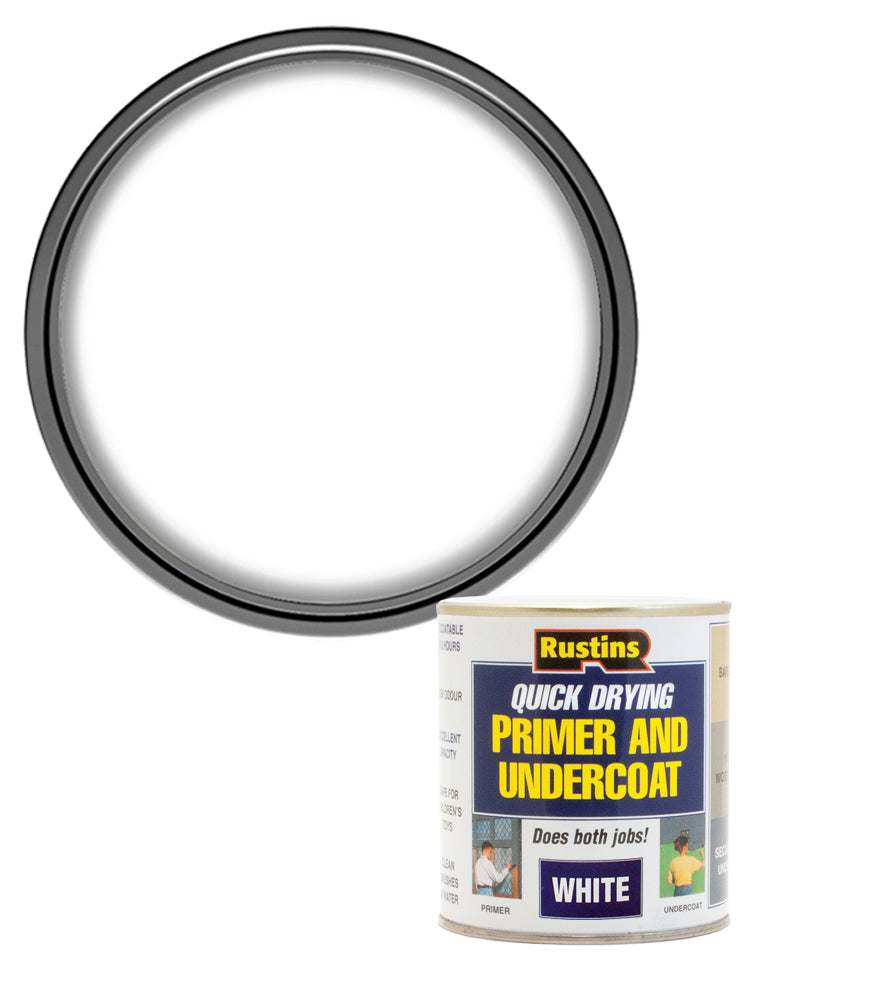 Rustins Primer Undercoat - White - 500ml