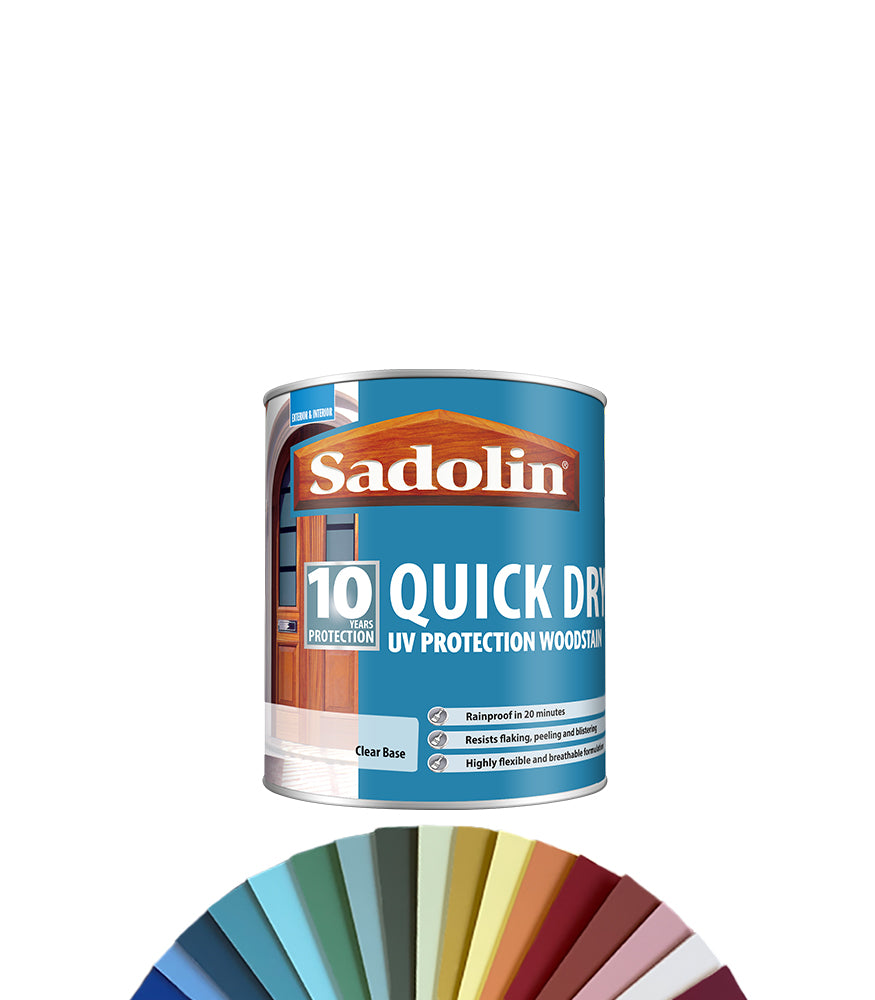 Sadolin Quick Dry UV Protection Woodstain - 1L - Tinted Colour Match