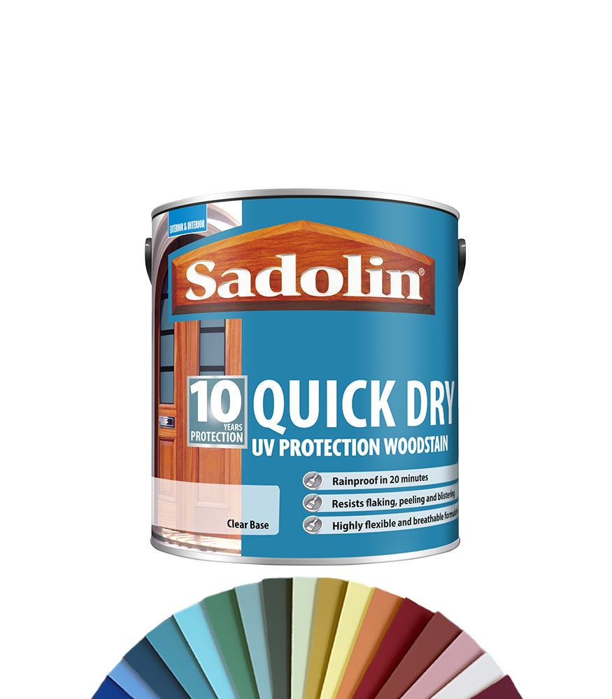 Sadolin Quick Dry UV Protection Woodstain - 2.5L - Tinted Colour Match