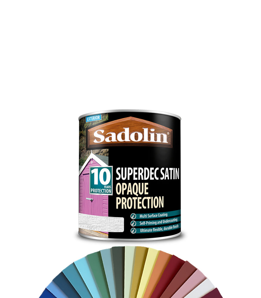 Sadolin Superdec Satin Opaque Wood Protection - 1L - Tinted Colour Match