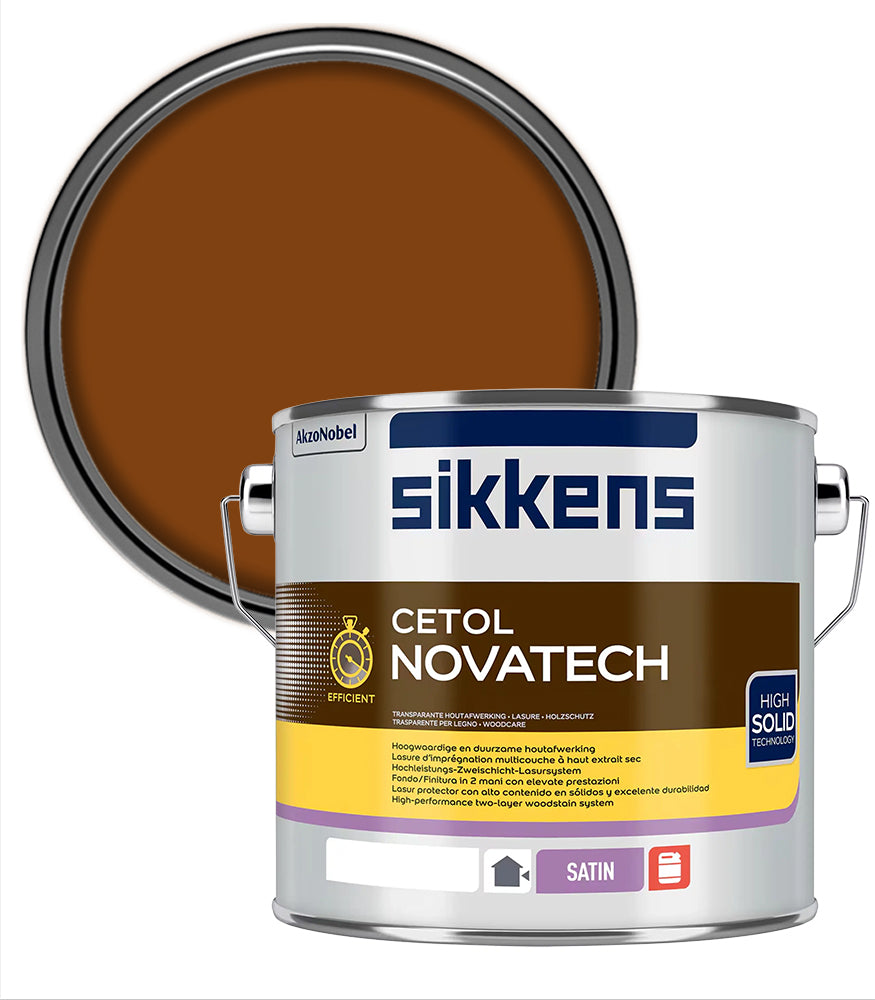 Sikkens Cetol Novatech Woodstain Paint - 2.5 Litre - Dark Oak (009)