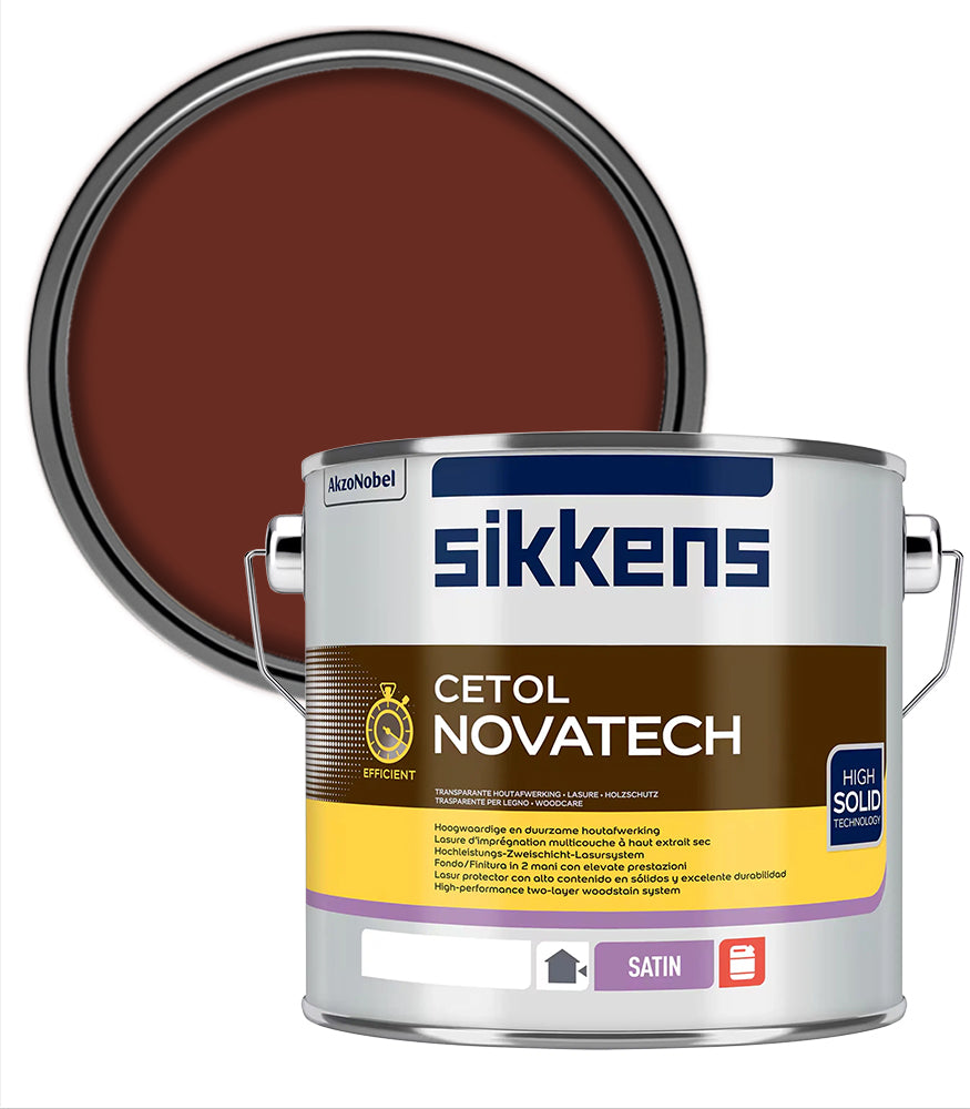 Sikkens Cetol Novatech Woodstain Paint - 2.5 Litre - Mahogany (045)