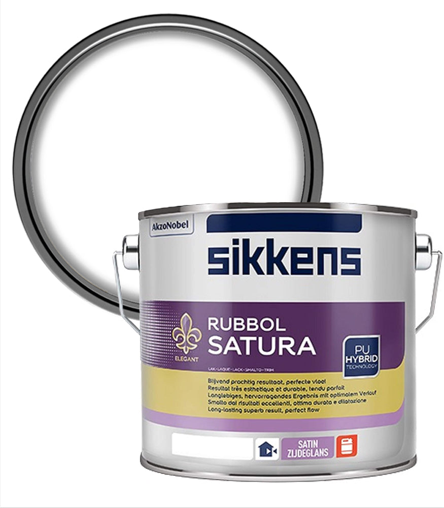 Sikkens Rubbol Satura Plus Paint - 2.5 Litre - White