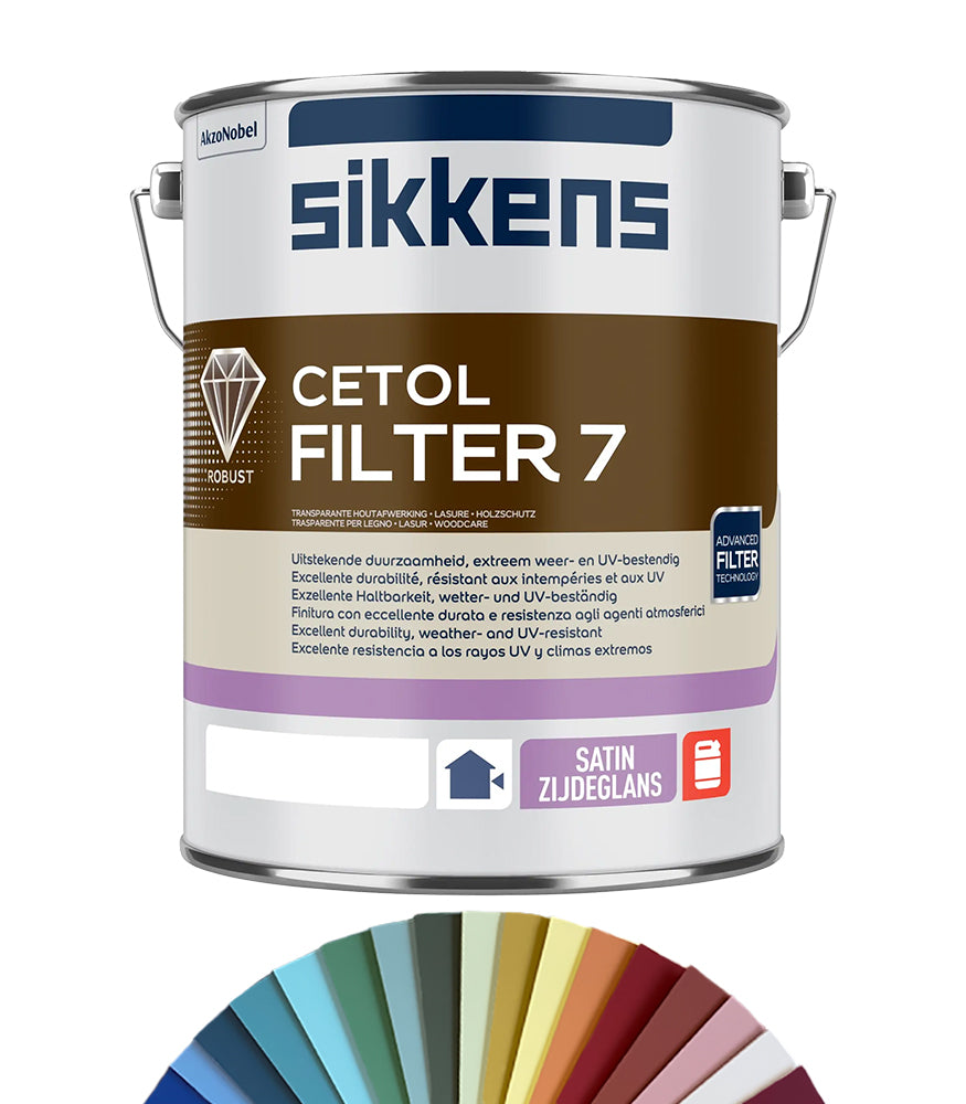 Sikkens Cetol Filter 7 Plus - 5L - Tinted Mixed Colour