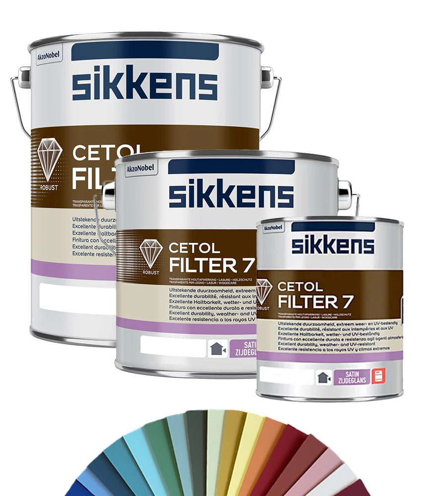 Sikkens Cetol Filter 7 Satin Woodstain - Tinted Colour – Next Day