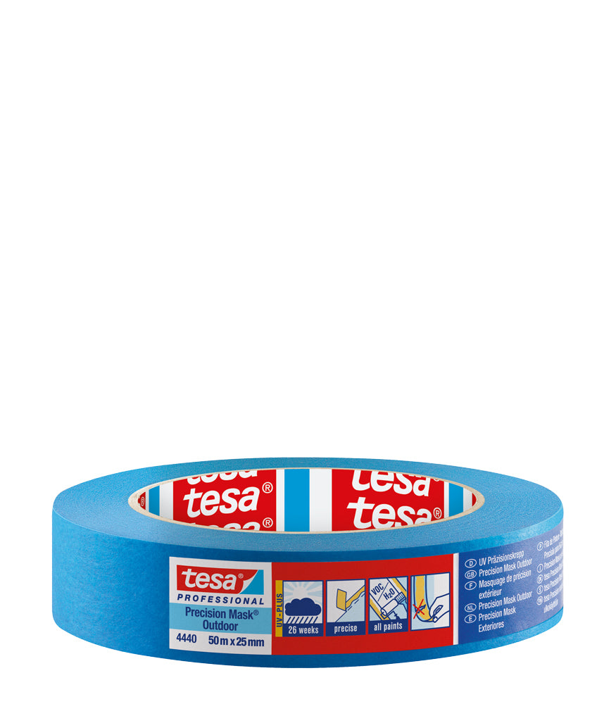 Tesa Precision Masking Tape Outdoor (26 weeks) Blue - 25mm x 50m