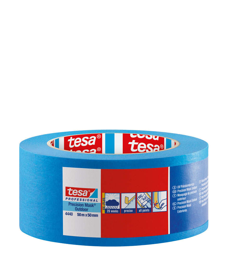 Tesa Precision Masking Tape Outdoor (26 weeks) Blue - 50mm x 50m
