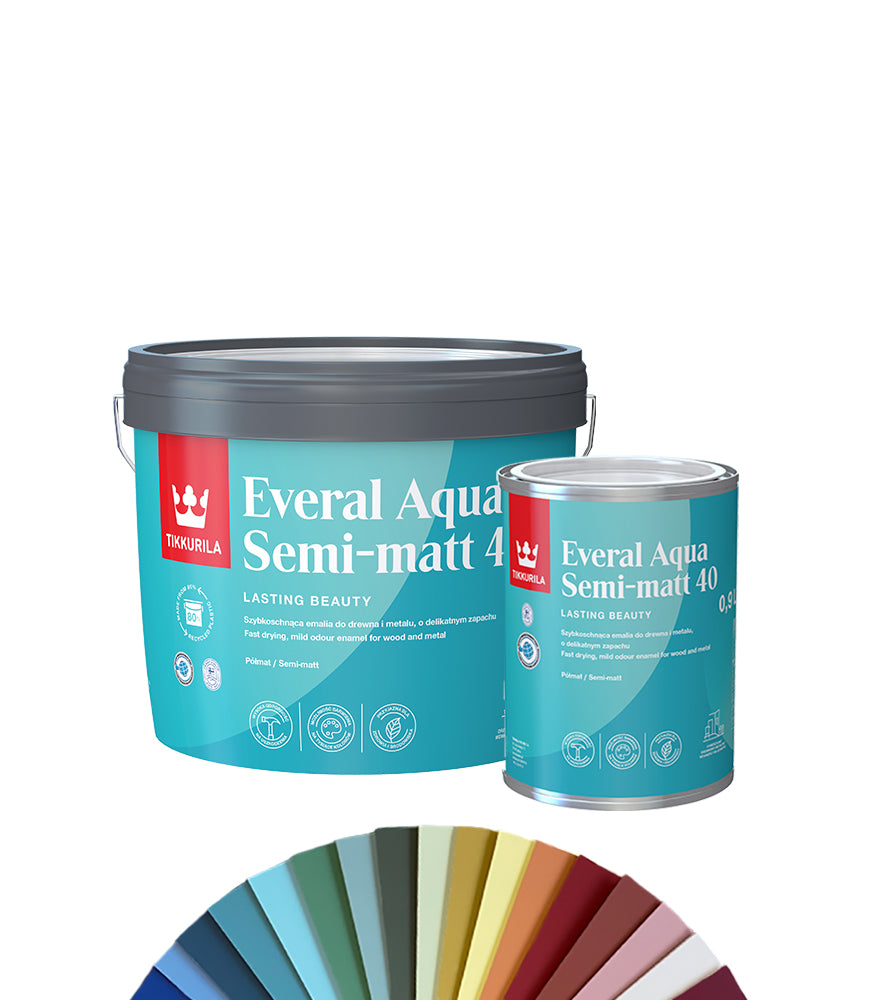 Tikkurila Everal Aqua Semi-Matt 40 - Tinted Colour Match