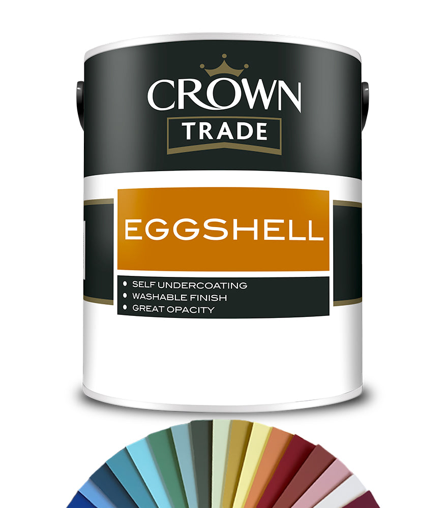 Crown Trade Eggshell - 5L - Tinted Colour Match