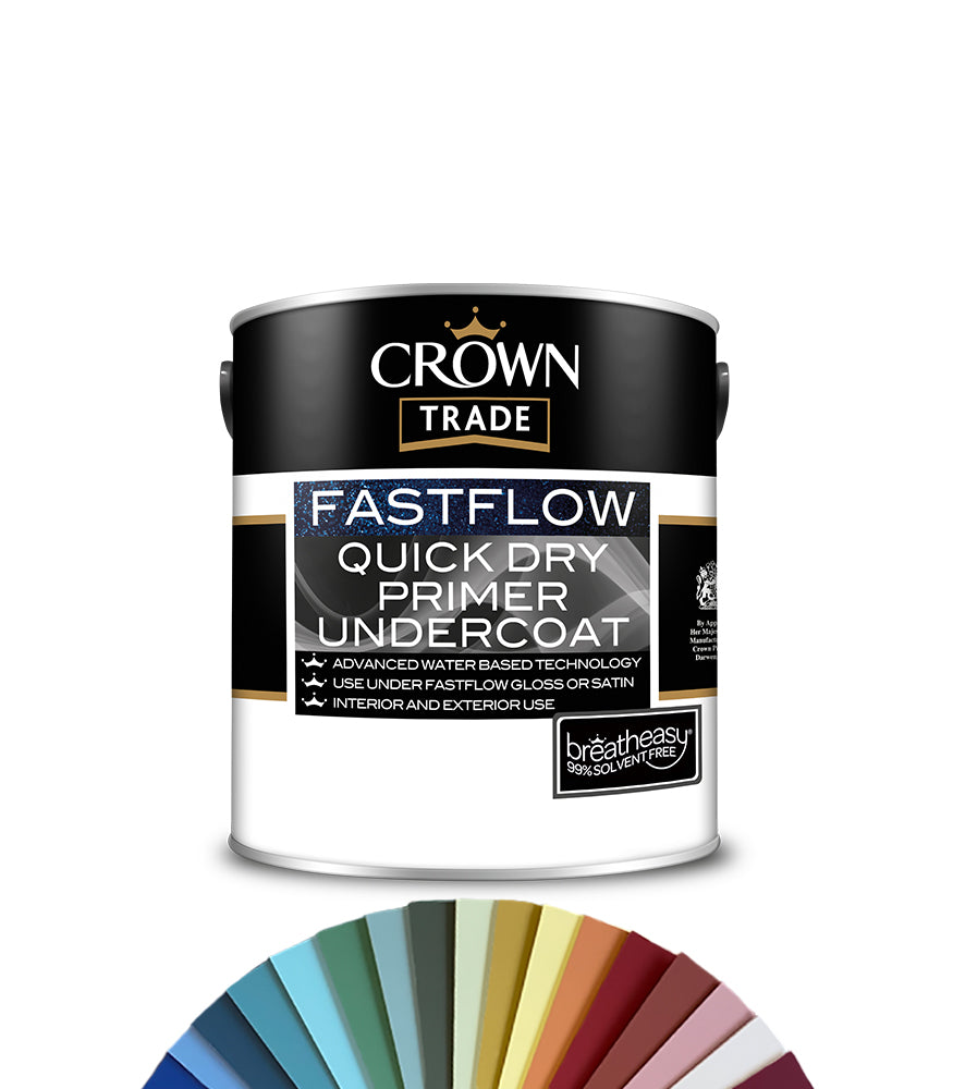 Crown Trade Fastflow Quick Dry Undercoat - 2.5L - Tinted Colour Match